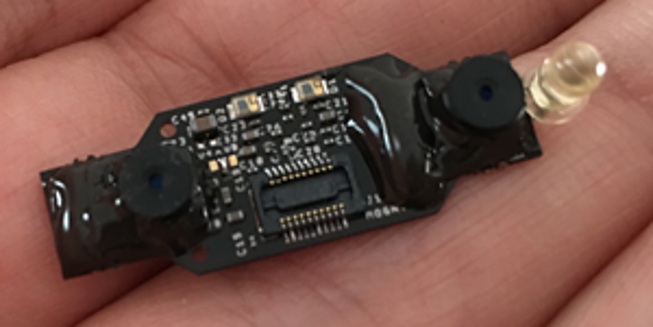 Compact sensor assembly combining stereo vision, optical flow, and proximity sensing